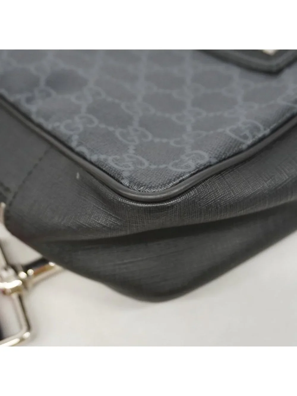 Gucci Belt Bag GG Supreme Black Silver